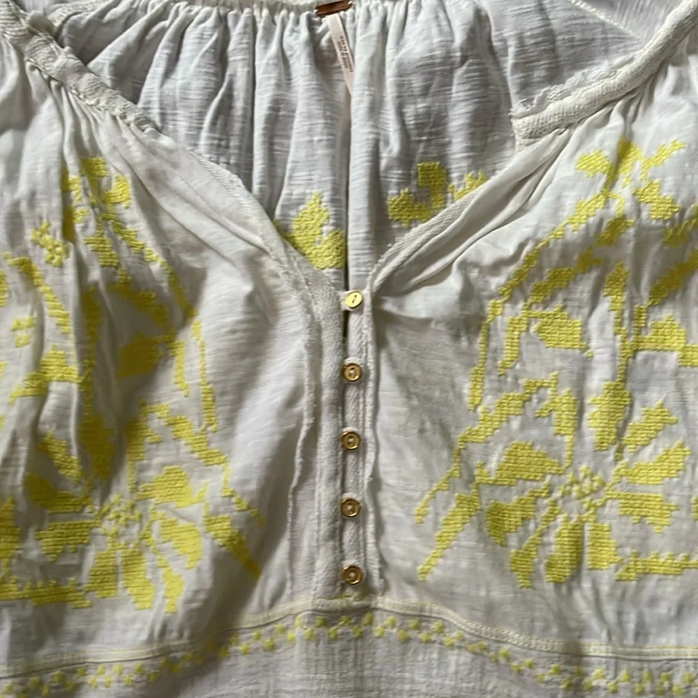 FP Embroidered Boho Top
